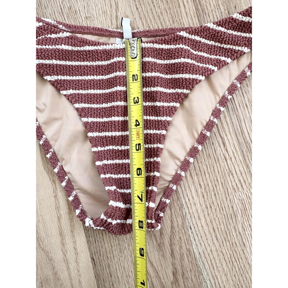 Madewell Mauve Pink‎ Bikini Bottoms - Trendy Swimwear - Picture 2 of 8